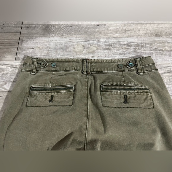 Anthropologie Pilcro and the Letter press Women’s Green utility pants - Picture 4 of 11